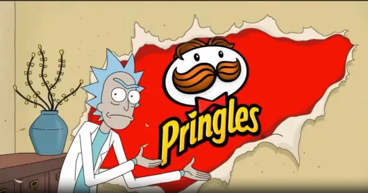 Rick and Morty, Pringles ad cover