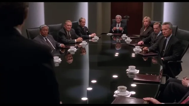 Source image for Spiderman (2002) - Oscorp Board Room Meeting, line 8