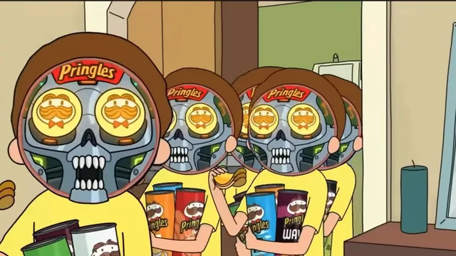 Source image for Rick and Morty pringles ad, line 14