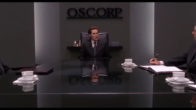 Source image for Spiderman (2002) - Oscorp Board Room Meeting, line 2
