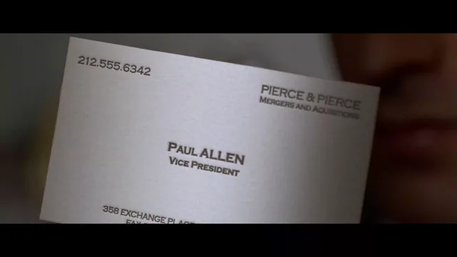 Source image for American Psycho - Business Card Scene, line 9