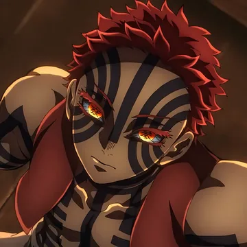 Source image for Demon Slayer - Tanjiro & Giyu vs Akaza, line 1