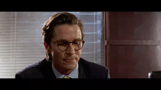 Source image for American Psycho - Business Card Scene, line 14