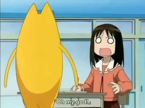 Source image for Azumanga Daioh - Oh My Gah, line 9