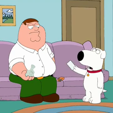 Source image for Family Guy - Peter Does Crack, line 10