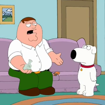 Source image for Family Guy - Peter Does Crack, line 4