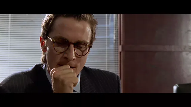 Source image for American Psycho - Business Card Scene, line 6