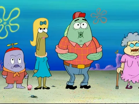 Source image for Spongebob - Someone Should Send You Floating Down The River Grandma, line 20