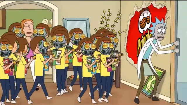 Source image for Rick and Morty pringles ad, line 10