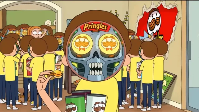 Source image for Rick and Morty pringles ad, line 11