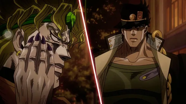 Source image for Jotaro vs DIO, line 24