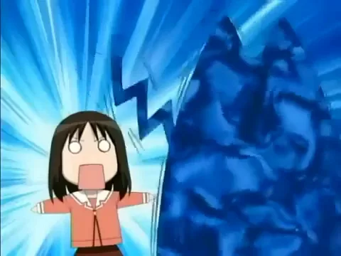 Source image for Azumanga Daioh - Oh My Gah, line 7