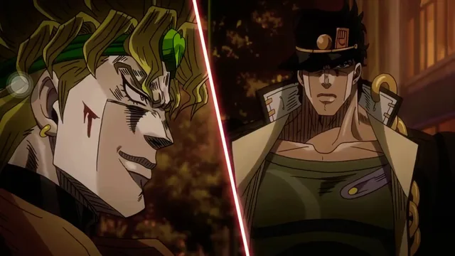 Source image for Jotaro vs DIO, line 12