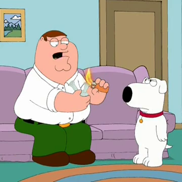 Source image for Family Guy - Peter Does Crack, line 2