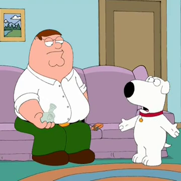 Source image for Family Guy - Peter Does Crack, line 9